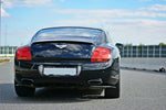 Maxton Parts - Diffusor Flaps passend für BENTLEY CONTINENTAL GT schwarz Hochglanz