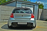 Maxton Parts - Diffusor Flaps passend für BMW 1er E87 Standard/M-Performance schwarz Hochglanz