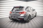 Maxton Parts - Diffusor Flaps passend für BMW 1er F20 FL M-power schwarz Hochglanz