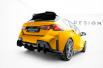 Maxton Parts - Diffusor Flaps passend für BMW 1er M-Paket F70 schwarz Hochglanz