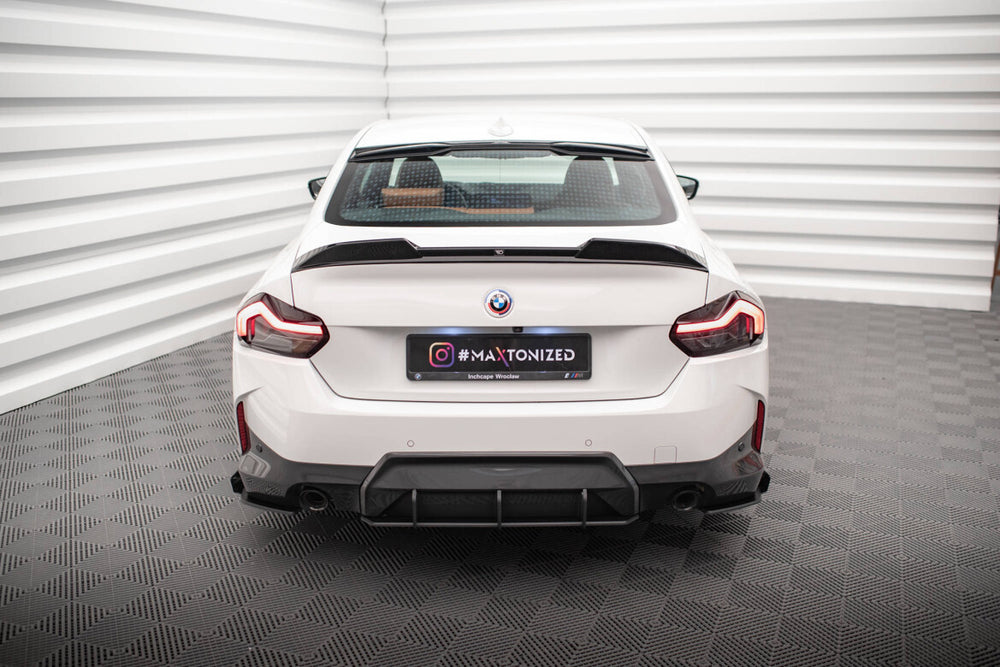 Maxton Parts - Diffusor Flaps passend für BMW 2 Coupe M-Paket G42 schwarz Hochglanz (BM242MPACKCNC-RSD1B+RSF1-G)