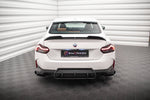 Maxton Parts - Diffusor Flaps passend für BMW 2 Coupe M-Paket G42 schwarz Hochglanz (BM242MPACKCNC-RSD1B+RSF1-G)