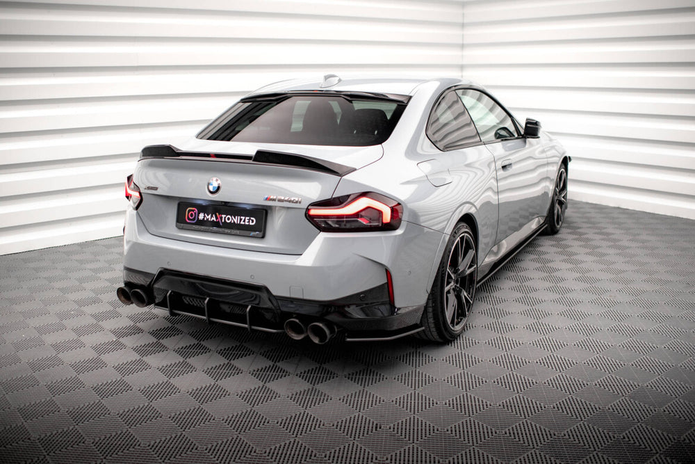Maxton Parts - Diffusor Flaps passend für BMW 2 Coupe M240i G42 schwarz matt