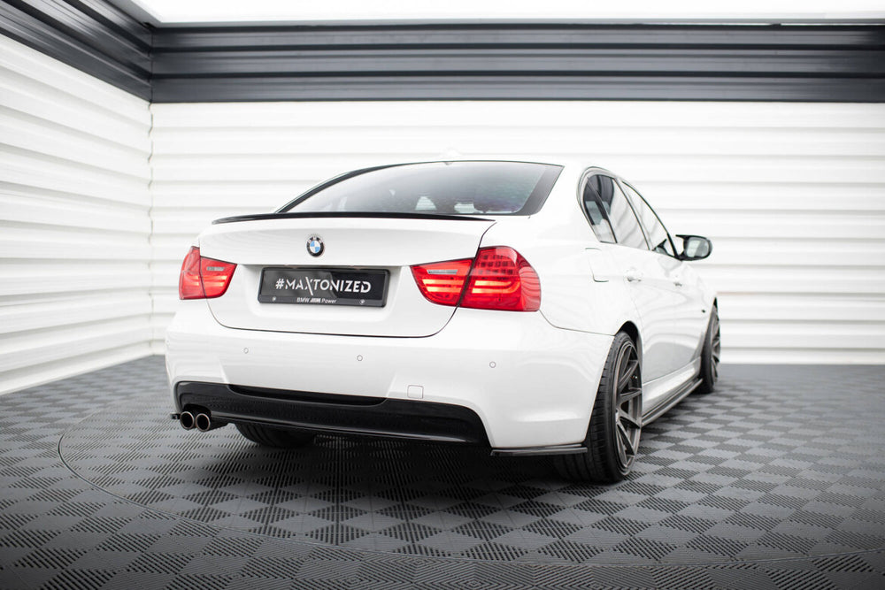 Maxton Parts - Diffusor Flaps passend für BMW 3er E90 M Paket schwarz Hochglanz