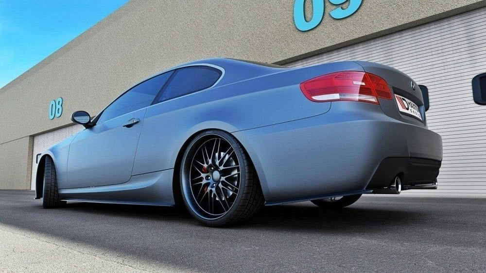 Maxton Parts - Diffusor Flaps passend für BMW 3er E92 M Paket schwarz Hochglanz
