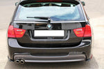 Maxton Parts - Diffusor Flaps passend für BMW 3er Limousine / Touring M-Paket E90 / E91 FL schwarz Hochglanz