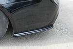 Maxton Parts - Diffusor Flaps passend für BMW 3er Limousine / Touring M-Paket E90 / E91 FL schwarz Hochglanz