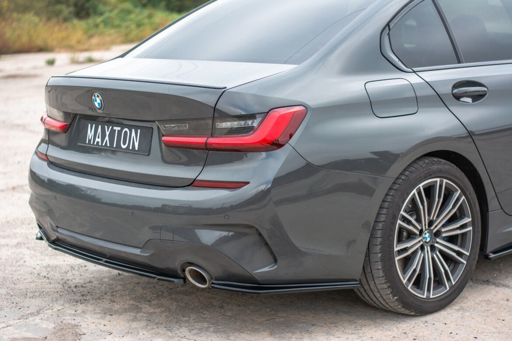 Maxton Parts - Diffusor Flaps passend für BMW 3er M-Paket G20 schwarz Hochglanz