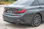 Maxton Parts - Diffusor Flaps passend für BMW 3er M-Paket G20 schwarz Hochglanz