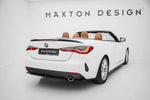 Maxton Parts - Diffusor Flaps passend für BMW 4er Coupe / Cabrio G22 / G23 schwarz Hochglanz