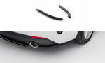 Maxton Parts - Diffusor Flaps passend für BMW 4er Coupe / Cabrio G22 / G23 schwarz Hochglanz
