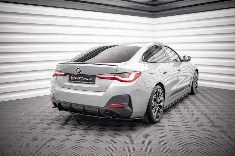 Maxton Parts - Diffusor Flaps passend für BMW 4er Gran Coupe M-Paket G26 schwarz matt