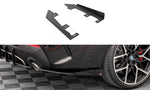 Maxton Parts - Diffusor Flaps passend für BMW 4er M-Paket G22 / G23 / G22 FL / G23 FL schwarz Hochglanz (BM4G22MPACKCNC-RSF1-G)