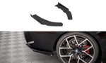 Maxton Parts - Diffusor Flaps passend für BMW 4er M-Paket G22 / G23 / G22 FL / G23 FL schwarz Hochglanz (BM4G22MPACKCNC-RSD1B+RSF1-G)