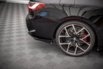 Maxton Parts - Diffusor Flaps passend für BMW 4er M-Paket G22 / G23 / G22 FL / G23 FL schwarz Hochglanz (BM4G22MPACKCNC-RSD1B+RSF1-G)