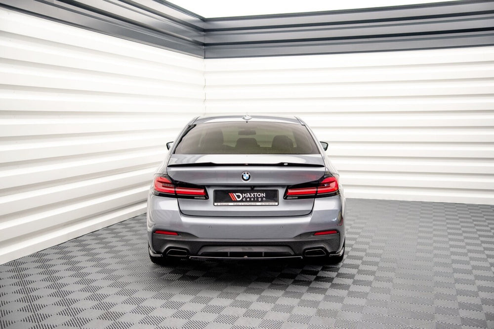 Maxton Parts - Diffusor Flaps passend für BMW 5er G30 FL M-Paket schwarz Hochglanz