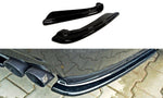 Maxton Parts - Diffusor Flaps passend für BMW 5er M-Paket Limousine /Touring F10/F11 (mit zwei Doppel Endstücken) schwarz Hochglanz
