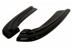 Maxton Parts - Diffusor Flaps passend für BMW 5er M-Paket Limousine /Touring F10/F11 (mit zwei Doppel Endstücken) schwarz Hochglanz