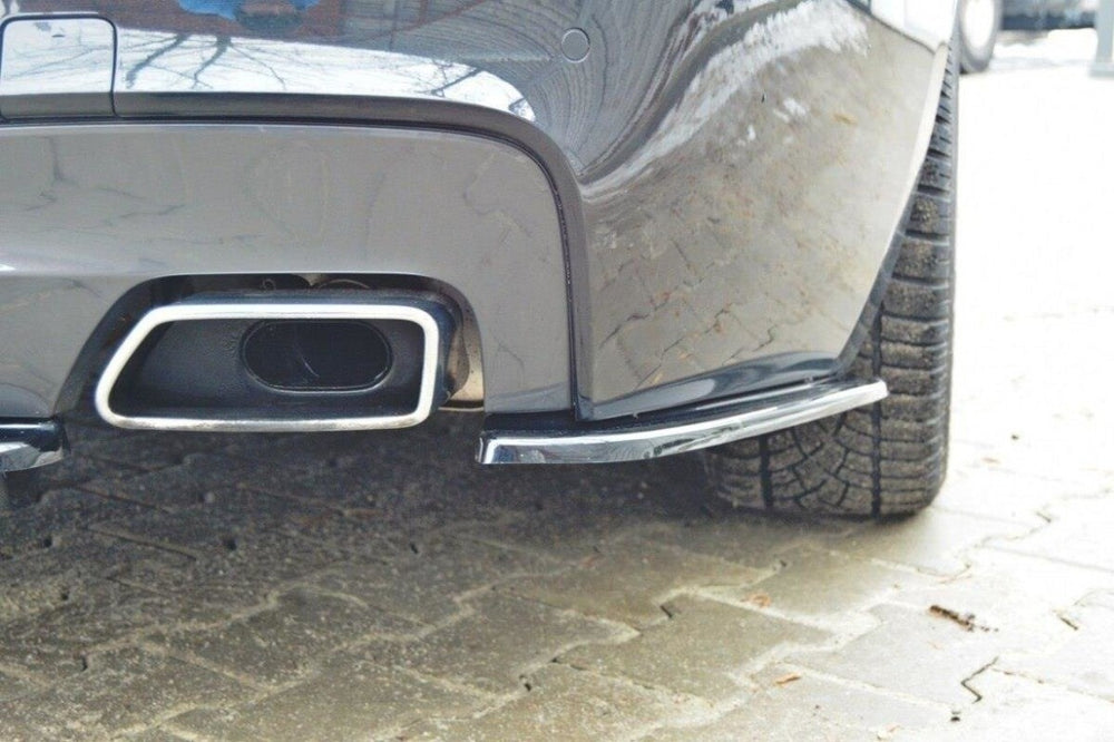 Maxton Parts - Diffusor Flaps passend für BMW 6er Gran Coupe M Paket schwarz Hochglanz
