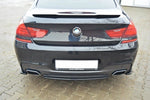 Maxton Parts - Diffusor Flaps passend für BMW 6er Gran Coupe M Paket schwarz Hochglanz
