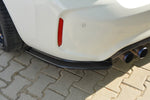 Maxton Parts - Diffusor Flaps passend für BMW M2 (F87) Coupe schwarz Hochglanz