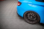 Maxton Parts - Diffusor Flaps passend für BMW M2 F87 schwarz Hochglanz (BM287MCOMPCNC-RSD1B+RSF1-G)