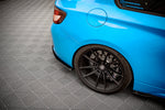 Maxton Parts - Diffusor Flaps passend für BMW M2 F87 schwarz matt