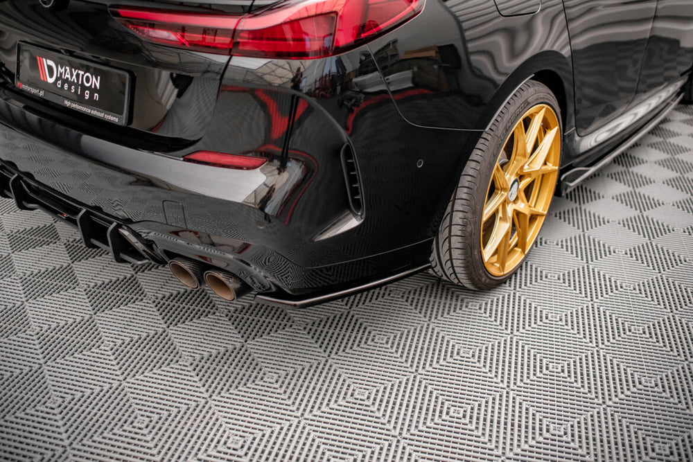 Maxton Parts - Diffusor Flaps passend für BMW M235i Gran Coupe F44 schwarz Hochglanz