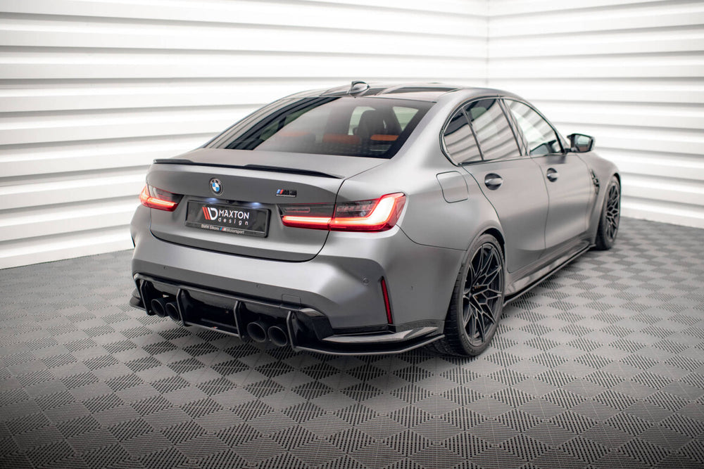 Maxton Parts - Diffusor Flaps passend für BMW M3 Limousine / Touring G80 / G81 schwarz matt