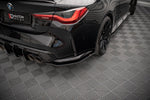 Maxton Parts - Diffusor Flaps passend für BMW M4 G82 schwarz matt