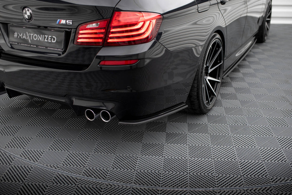 Maxton Parts - Diffusor Flaps passend für BMW M5 F10 schwarz Hochglanz