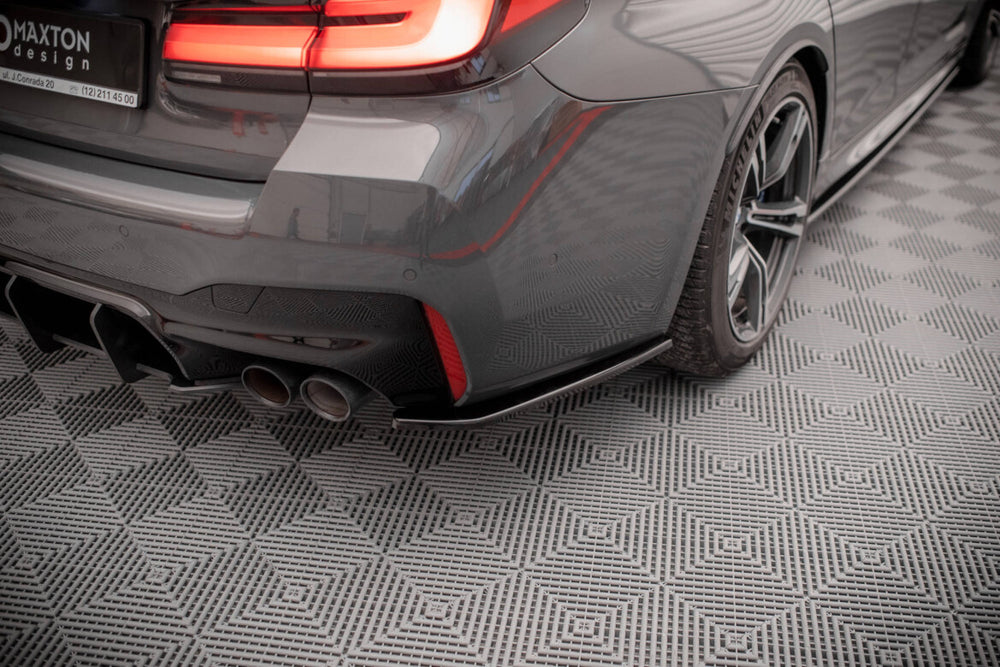 Maxton Parts - Diffusor Flaps passend für BMW M5 F90 schwarz Hochglanz