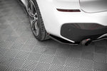 Maxton Parts - Diffusor Flaps passend für BMW X1 M-Paket F48 / F48 FL schwarz Hochglanz