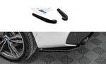 Maxton Parts - Diffusor Flaps passend für BMW X1 M-Paket F48 / F48 FL schwarz Hochglanz