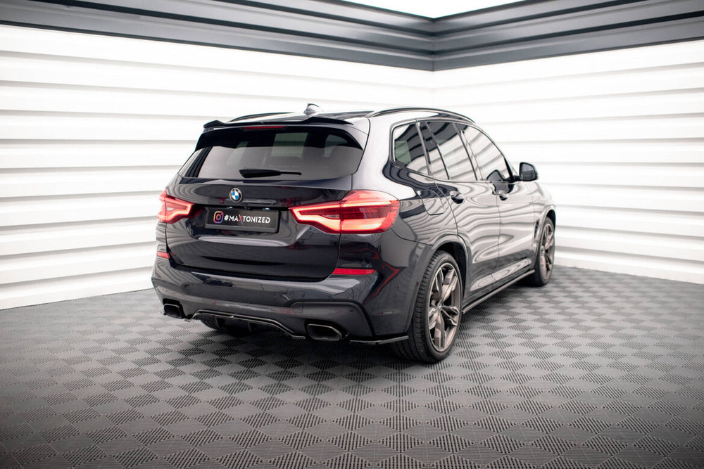 Maxton Parts - Diffusor Flaps passend für BMW X3 M40i / M40d G01 schwarz Hochglanz