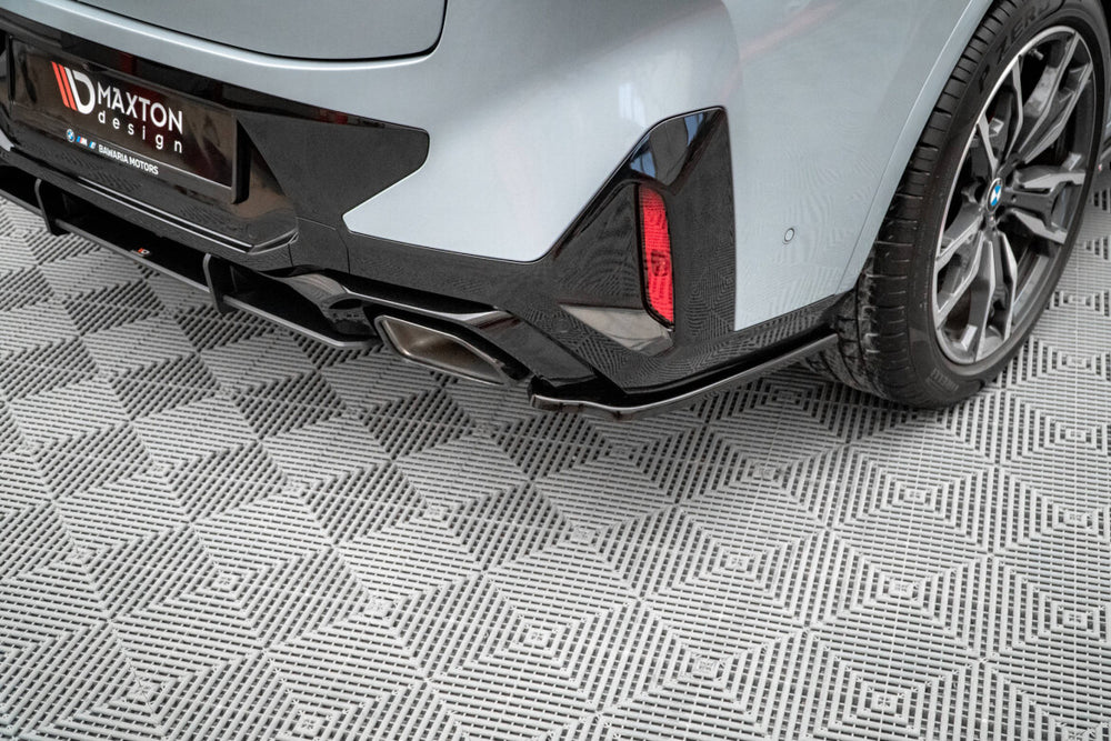 Maxton Parts - Diffusor Flaps passend für BMW X4 M-Paket G02 FL schwarz Hochglanz