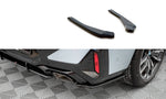 Maxton Parts - Diffusor Flaps passend für BMW X4 M-Paket G02 FL schwarz Hochglanz