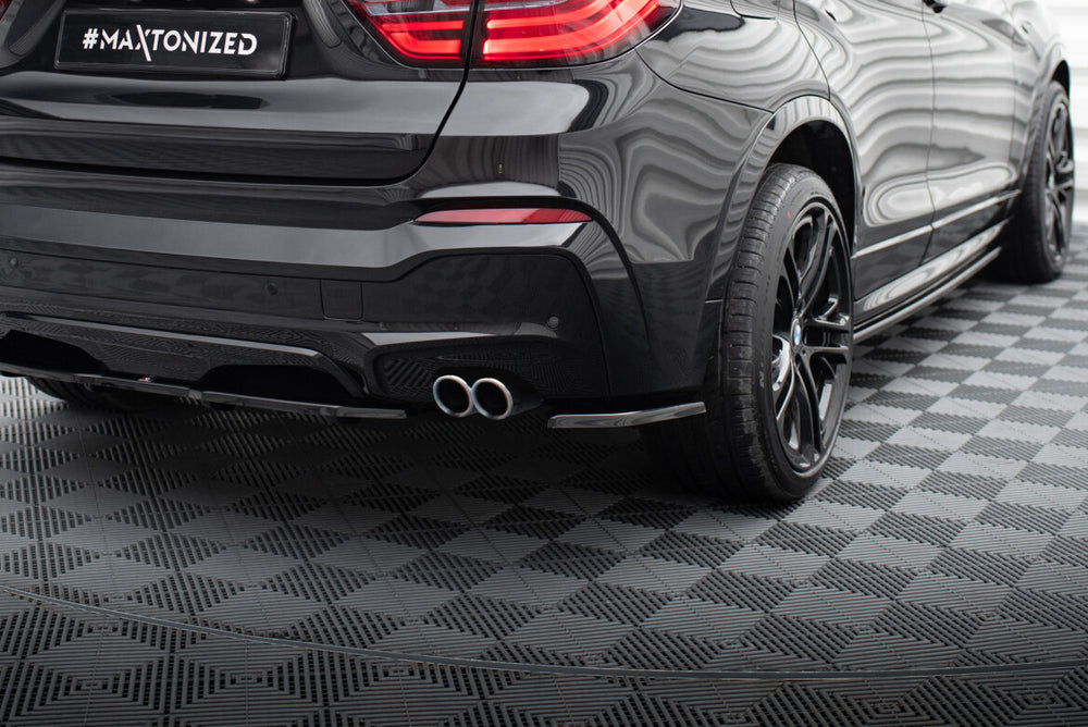 Maxton Parts - Diffusor Flaps passend für BMW X4 M Paket schwarz Hochglanz