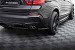 Maxton Parts - Diffusor Flaps passend für BMW X4 M Paket schwarz Hochglanz