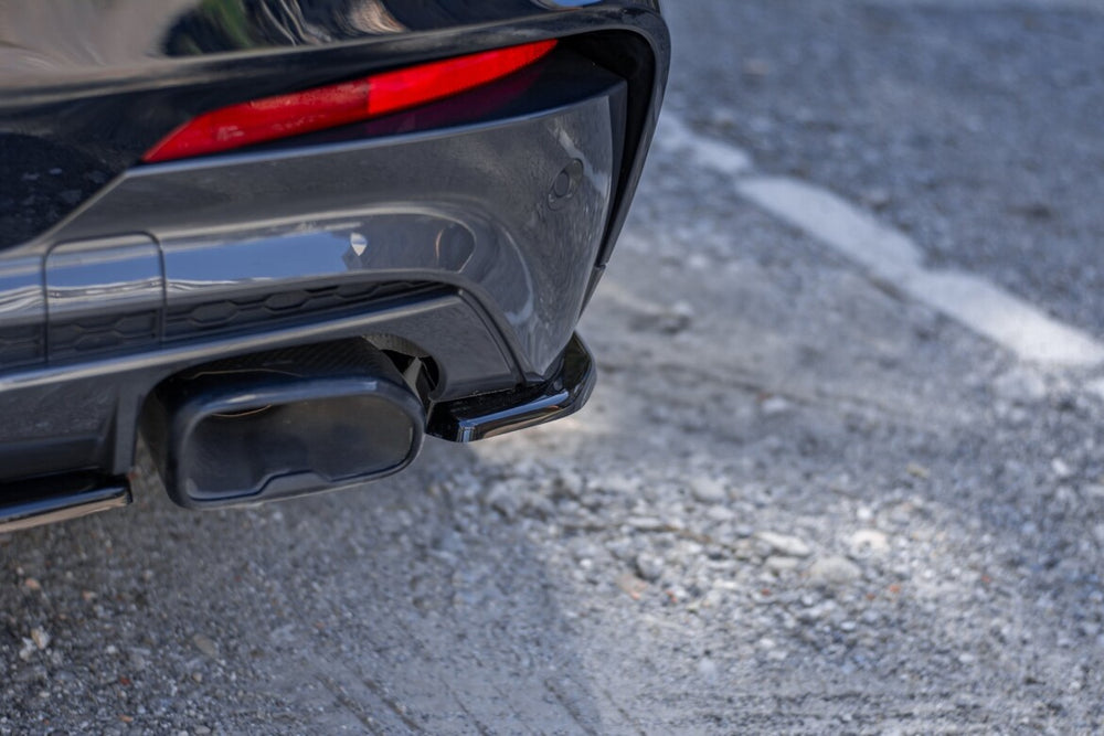 Maxton Parts - Diffusor Flaps passend für BMW X4 M40i G02 schwarz Hochglanz