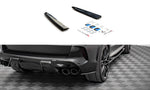 Maxton Parts - Diffusor Flaps passend für BMW X5M F95 / F95 FL schwarz Hochglanz