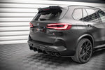 Maxton Parts - Diffusor Flaps passend für BMW X5M F95 / F95 FL schwarz Hochglanz
