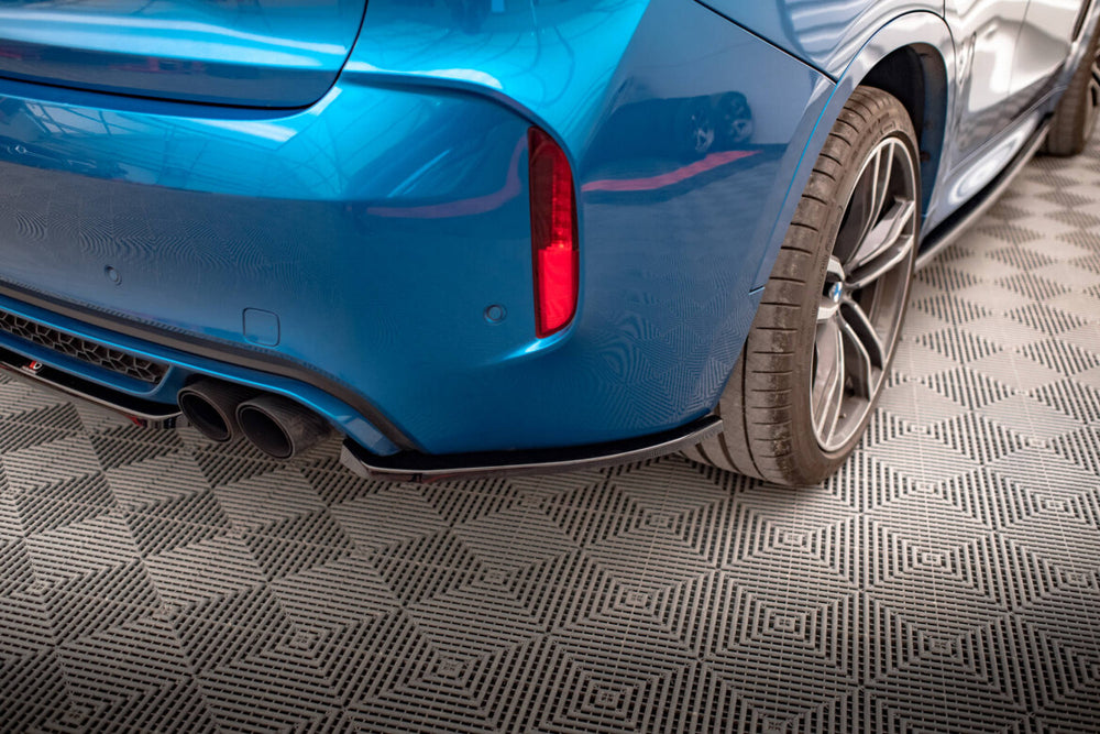 Maxton Parts - Diffusor Flaps passend für BMW X6 M F86 schwarz Hochglanz