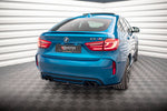 Maxton Parts - Diffusor Flaps passend für BMW X6 M F86 schwarz Hochglanz