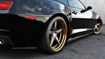 Maxton Parts - Diffusor Flaps passend für Chevrolet Camaro SS / Standard Mk5 schwarz Hochglanz