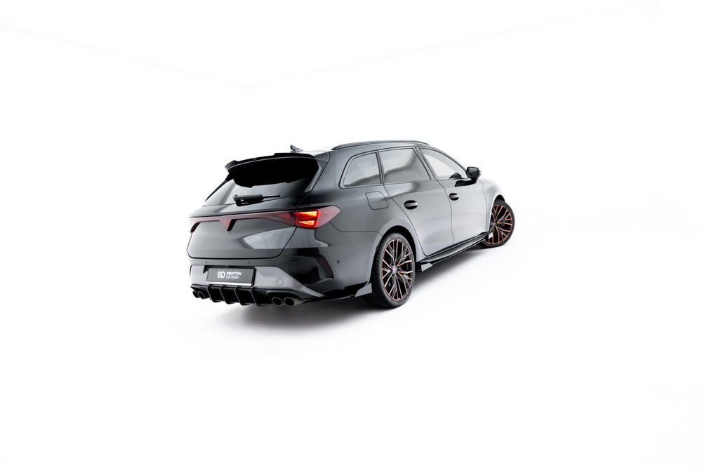Maxton Parts - Diffusor Flaps passend für CUPRA Leon ST Mk1 FL schwarz Hochglanz (CULE1FSTCNC-RSF1-G)