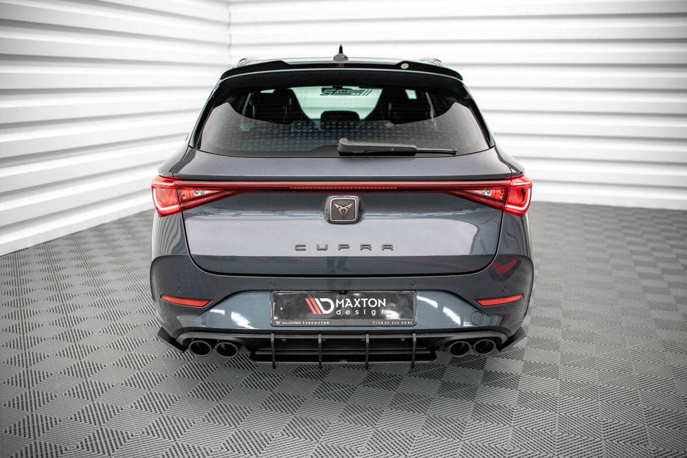 Maxton Parts - Diffusor Flaps passend für CUPRA Leon ST Mk1 schwarz matt