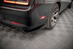 Maxton Parts - Diffusor Flaps passend für Dodge Challenger GT Mk3 FL schwarz Hochglanz