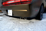 Maxton Parts - Diffusor Flaps passend für Dodge Challenger MK3. Phase-I SRT8 Coupe schwarz Hochglanz