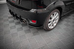 Maxton Parts - Diffusor Flaps passend für Ford Fiesta ST Mk6 schwarz Hochglanz (FOFI6STCNC-RSD1B+RSF1-G)